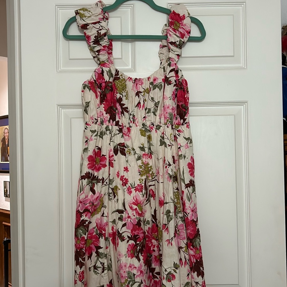 Abercrombie Linen floral dress